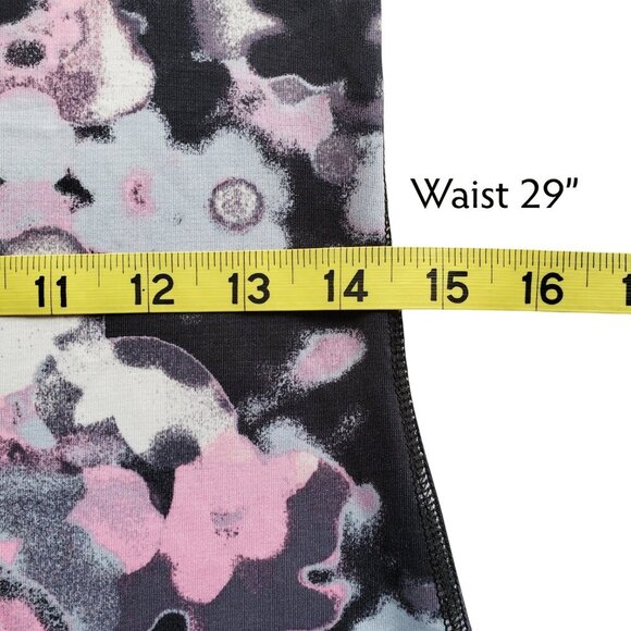 90 Degree by Reflex Racerback Athletic Tank Top Longline Abstract Black Pink M - Picture 9 of 12